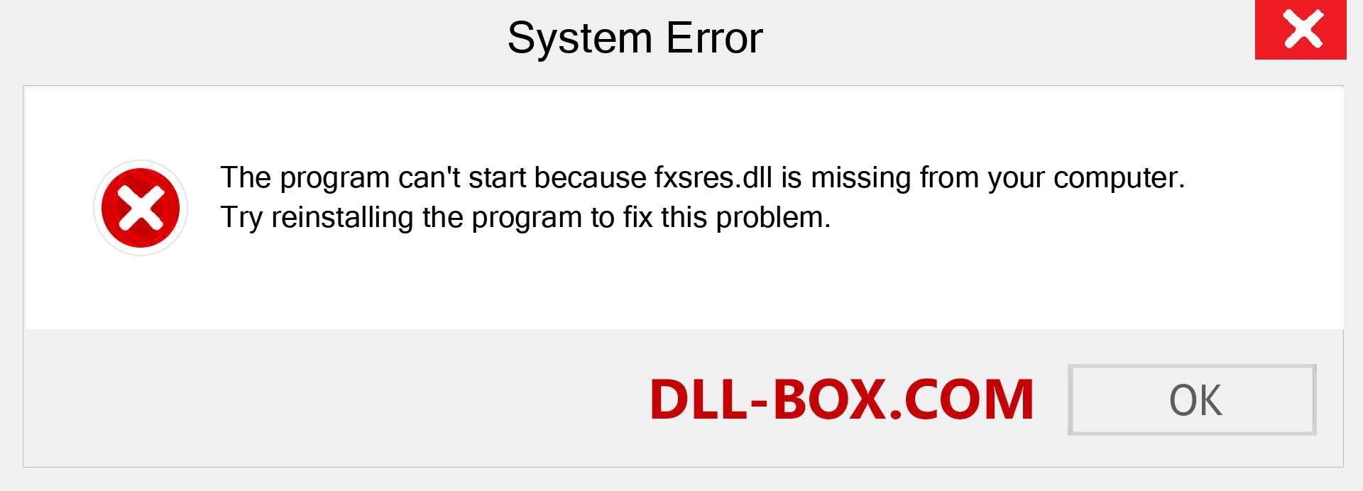  fxsres.dll file is missing?. Download for Windows 7, 8, 10 - Fix  fxsres dll Missing Error on Windows, photos, images
